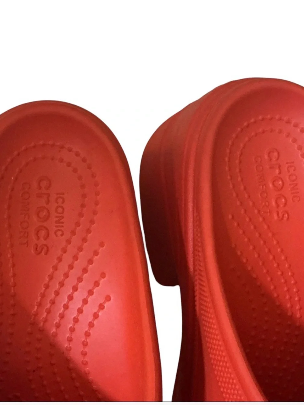 CROCS Bold Red Platform Clogs